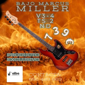 bajo electrico marcus miller v3-4 ts2 nd